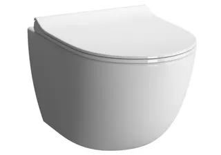 Tiefspüler-Wand-WC Sento VitrA Flush Compact 360 x 495 mm Weiß Hochglanz