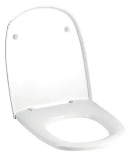 GE Vitelle WC-Sitz, weiß Scharniere Edelstahl