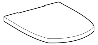 Geberit Vitelle WC-Sitz, weiß Scharniere Edelstahl – Bild 4