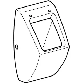 Geberit Pareo Deckelurinal, Zulauf von hinten Abgang nach hinten, weiß – Bild 3