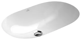 Villeroy & Boch Unterbauwaschbecken O.novo 530x320mm Oval mit Überlauf Weiß Alpin CeramicPlus – Bild 2