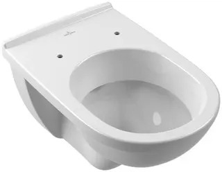 Villeroy & Boch Tiefspül-WC O.novo 360x560x350mm Oval wandhängend Abgang waagerecht Weiß Alpin – Bild 2