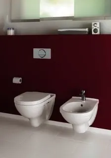Villeroy & Boch Tiefspül-WC O.novo 360x560x350mm Oval wandhängend Abgang waagerecht Weiß Alpin – Bild 3