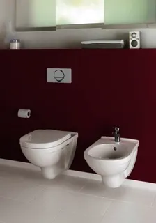 Villeroy & Boch Tiefspül-WC O.novo 360x560x350mm ov wandh. Abg. waagr. Weiß Alpin cplus – Bild 2