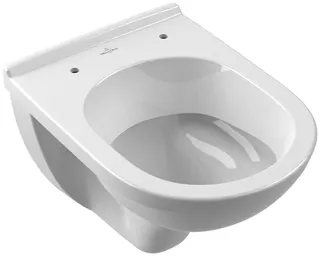 Villeroy & Boch Tiefspül-WC Compact O.novo 360x490x 330mm ov wandh. Abg. waagr. Weiß Alpin – Bild 2