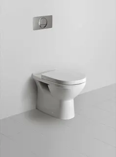 Villeroy & Boch Tiefspül-WC O.novo 360x560x400mm ov bodenst. Abg. waagr. Weiß Alpin cplus – Bild 3