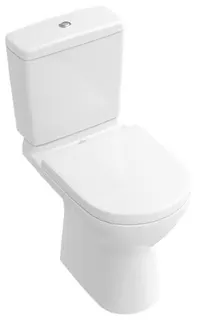 Villeroy & Boch Tiefspül-WCKombi O.novo 360x650x400mm ov bodenst. Abg. waagr. Weiß Alpin – Bild 2