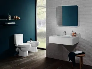 Villeroy & Boch Tiefspül-WCKombi O.novo 360x650x400mm ov bodenst. Abg. waagr. Weiß Alpin – Bild 5
