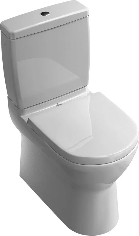 Villeroy & Boch Tiefspül-WCKombi O.novo 360x640x400mm ov bodenst. Abg. waagr. Weiß Alpin