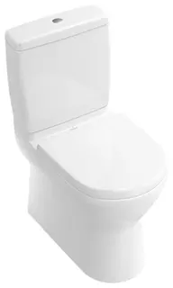 Villeroy & Boch Tiefspül-WCKombi O.novo 360x640x400mm ov bodenst. Abg. waagr. Weiß Alpin cplus