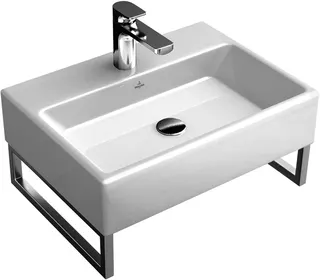 Villeroy & Boch Waschbecken Memento 600x420mm Rechteck 1HL. mit Überlauf Weiß Alpin