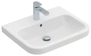 Villeroy & Boch Waschbecken Architectura 600x470mm Rechteck 1HL. mit Überlauf Weiß Alpin – Bild 2
