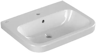 Villeroy & Boch Waschbecken Architectura 600x470mm Rechteck 1HL. mit Überlauf Weiß Alpin – Bild 3