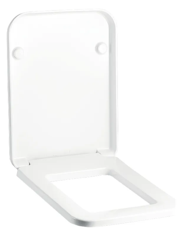 Geberit Era WC-Sitz, weiß Scharniere verchromt mit Absenkautomatik
