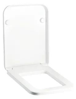 GE Era WC-Sitz, weiß Scharniere verchromt mit Absenkautomatik