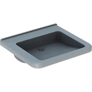 Geberit Renova Comfort Square Waschtisch barrierefrei 60x55cm, ohne Hahnloch, ohne Überlauf, weiß – Bild 2
