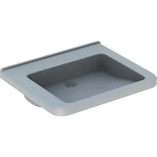 Geberit Renova Comfort Square Waschtisch barrierefrei 65x55cm, ohne Hahnloch, ohne Überlauf, weiß – Bild 2