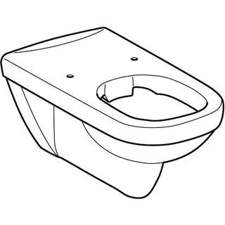 Geberit Renova Comfort Square WWC Tiefspüler Rimfree, Ausld. 70cm, weiß – Bild 3