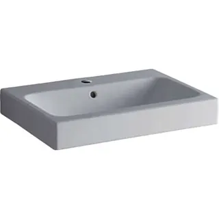 Geberit iCon Waschtisch, 60x48,5cm mit Hahnloch, mit Überlauf, weiß, KeraTect – Bild 2