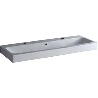 Geberit iCon Waschtisch, 120x48,5cm zwei Hl., mit Überlauf, weiß, KeraTect – Bild 2