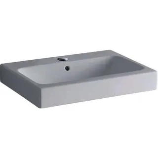 Geberit iCon Aufsatzwaschtisch, 60x48,5cm mit Hahnloch, mit Überlauf, weiß – Bild 2