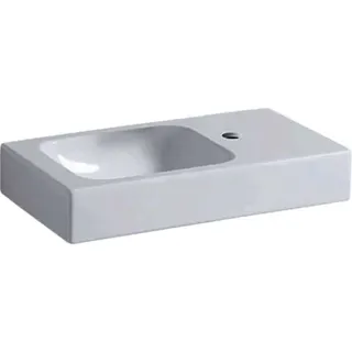 Geberit iCon HWB mit Ablagefläche, 53x31cm Hahnloch rechts, ohne Überlauf, weiß, KeraTect – Bild 2