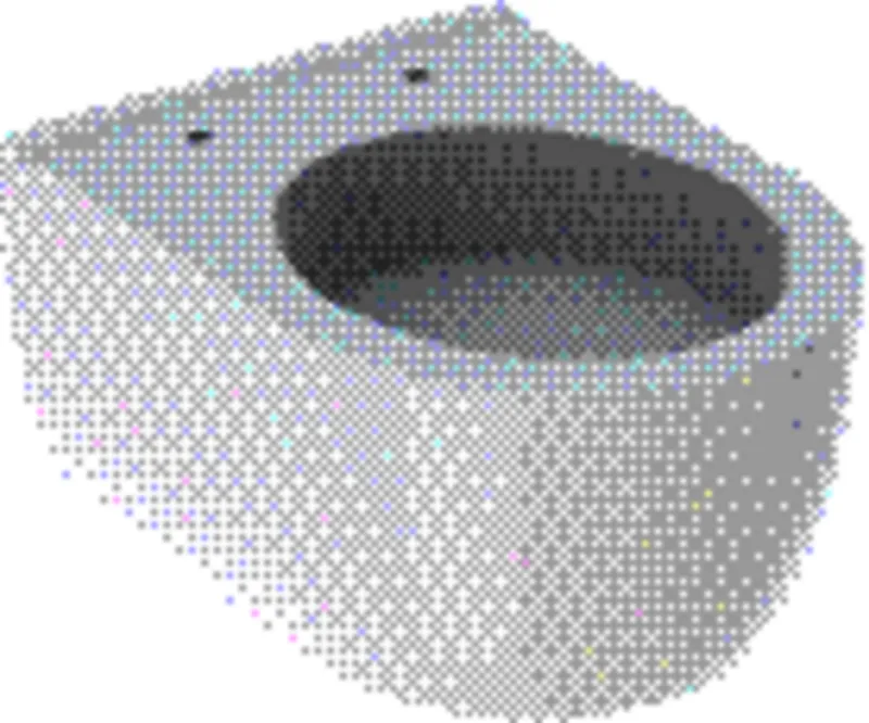 Geberit iCon WWC Tiefspüler, verk. Ausl. 49cm geschlossene Form, weiß, KeraTect