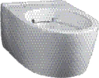 Geberit iCon WWC Tiefspüler, verk. Ausl. 49cm geschlossene Form, Rimfree, weiß