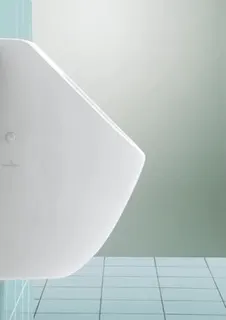 Villeroy & Boch Absaug-Urinal Subway 315x285x535mm ov o. Deckel Zulauf verdeckt Weiß Alpin – Bild 2