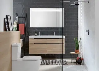 Villeroy & Boch SchrankDWT Subway 2.0 1300x470mm re-eckig 2HL. m. ÜL. Weiß Alpin – Bild 4