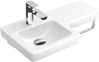 V&B Waschtisch Subway 2.0 63cm eckig Becken links 4115 6L 01 weiß – Bild 2