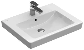 Waschtisch 600 mm, m.HL, m. ÜL more4YOU, topweiß – Bild 3