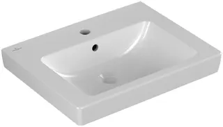 Waschtisch 550 mm, m.HL, m. ÜL more4YOU, topweiß – Bild 3