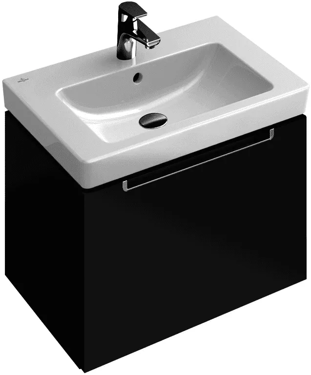 Villeroy & Boch Waschtisch Subway 2.0 7113F5 550x440mm re-eckig 1HL. m. ÜL. Weiß Alpin cplus