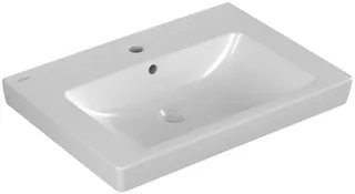 Waschtisch 650 mm für Möbel, m.HL, m. ÜL more4YOU, weiß – Bild 4