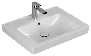 Waschtisch 600 mm für Möbel, m.HL, m. ÜL more4YOU, topweiß – Bild 2