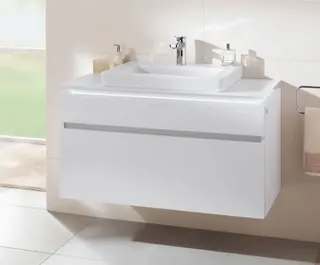 Villeroy & Boch Waschtisch Subway 2.0 600x470mm re-eckig 1HL. m. ÜL. Unterseite geschliffen Weiß Alpin – Bild 2
