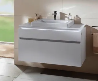 Villeroy & Boch Waschtisch Subway 2.0 600x470mm re-eckig 1HL. m. ÜL. Unterseite geschl. we Alpin cplus – Bild 3