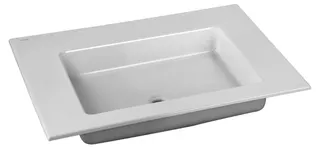 Keuco Keramik-Waschtisch Royal 60 32140, ohne Hahnlochbohrung, weiß