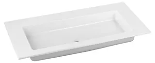 Keuco Keramik-Waschtisch Royal 60 32150, ohne Hahnlochbohrung, weiß