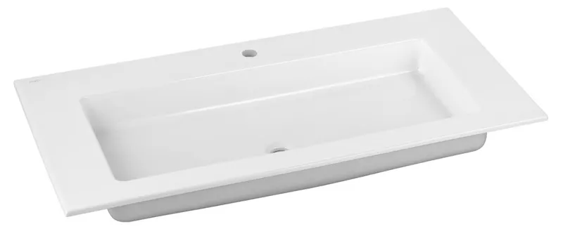 Keuco Keramik-Waschtisch Royal 60 32150, für 1-Loch Armaturen, weiß