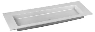 Keuco Keramik-Waschtisch Royal 60 32160, ohne Hanlochborhung, weiß