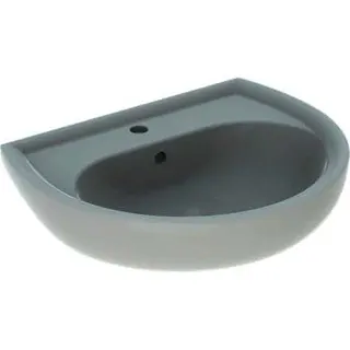 Geberit Renova Waschtisch, 60x49cm mit Hahnloch, mit Überlauf, pergamon – Bild 2