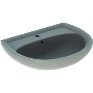 Geberit Renova Waschtisch, 65x51cm mit Hahnloch, mit Überlauf, pergamon – Bild 2
