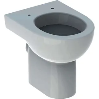 Geberit Renova Stand-WC Flachspüler Abg. horiz., teilgeschl. Form, weiß Tect – Bild 2