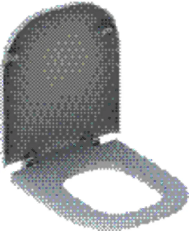 Geberit Renova Comfort WC-Sitz, barrierefrei eckiges Design, weiß