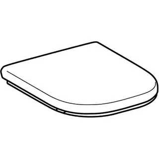 Geberit Renova Comfort WC-Sitz, barrierefrei eckiges Design, weiß – Bild 3