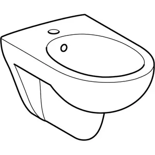 Geberit Renova Wandbidet mit Überlauf, weiß, KeraTect – Bild 3
