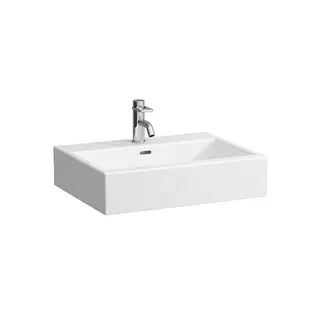 Laufen Waschtisch LIVING CITY 460x600x155 1 Hahnloch mit Überlauf weiß
