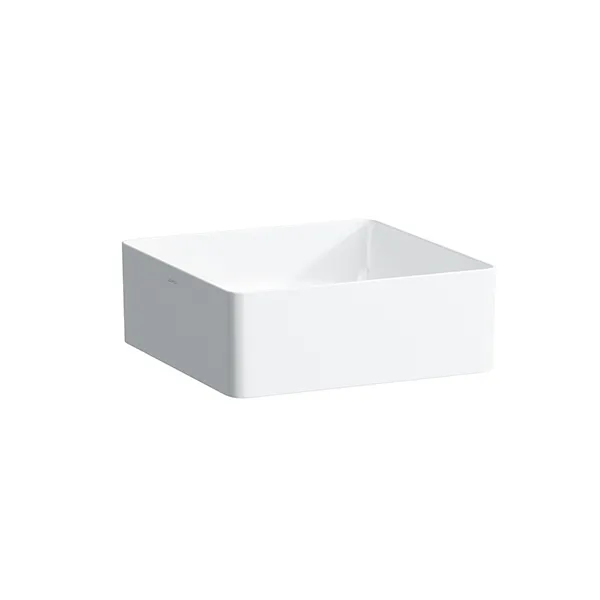 Laufen Waschtisch-Schale LIVING Saphirkeramik quadr. 360x360x130 ohne Hahnloch ohne Überlauf LCC weiß